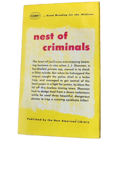 Vintage Signet Pocket Book - The Private Eye Cleve F. Adams