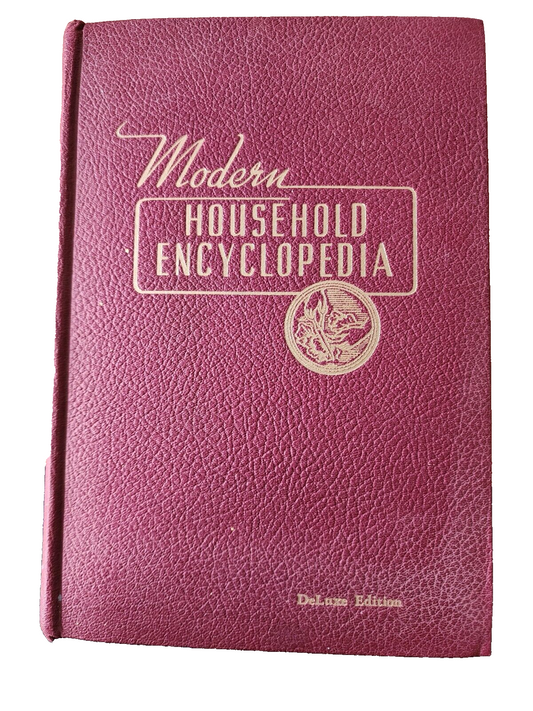 1946 Modern Household Encyclopedia Jessie De Both Hardcover Deluxe Edition