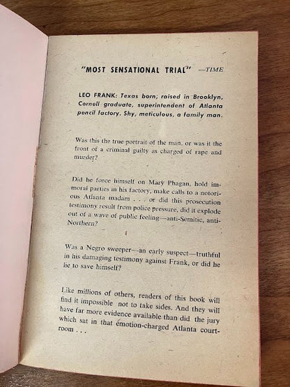 Vtg Paperback - Night Fell On Georgia - Charles & Louise Samuels