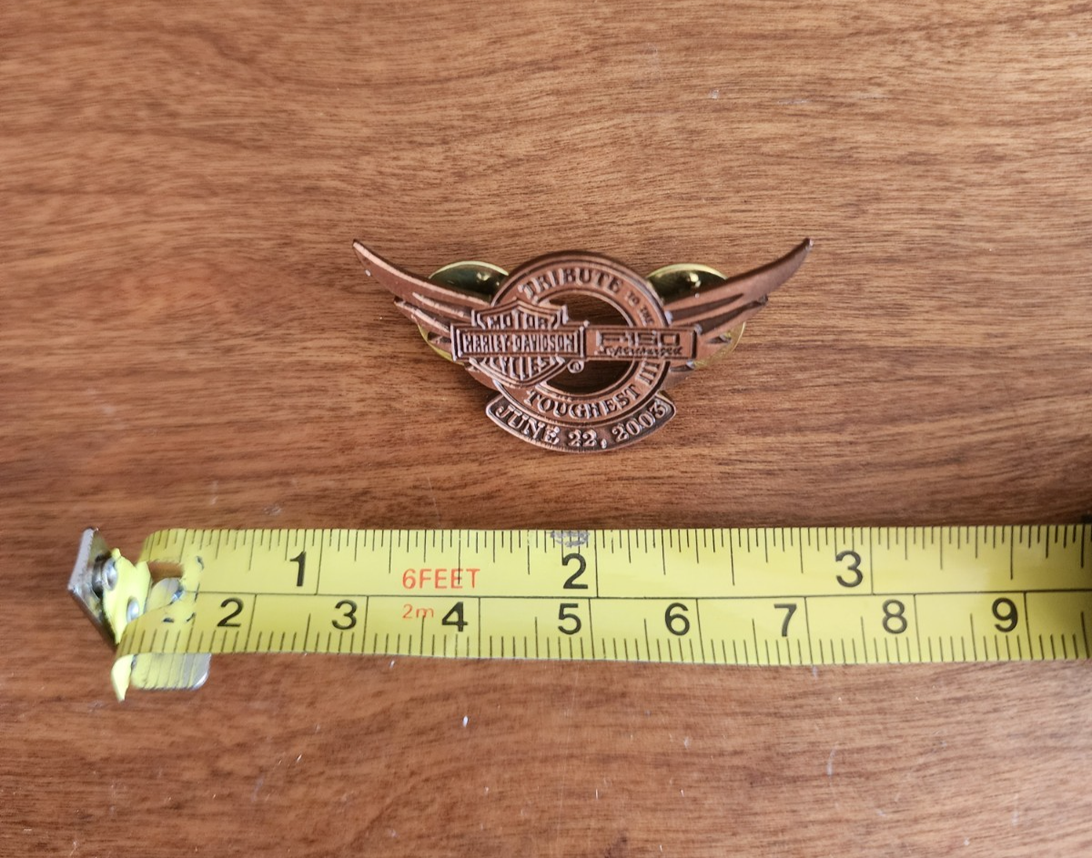 Harley Davidson Tribute To The Toughest III June 22 2003 Pin