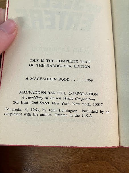 Vtg Paperback - The Sleep Eaters by John Lymington