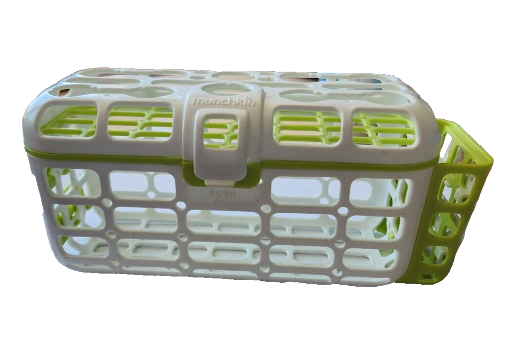 Munchkin High Capacity Dishwasher Basket, Green