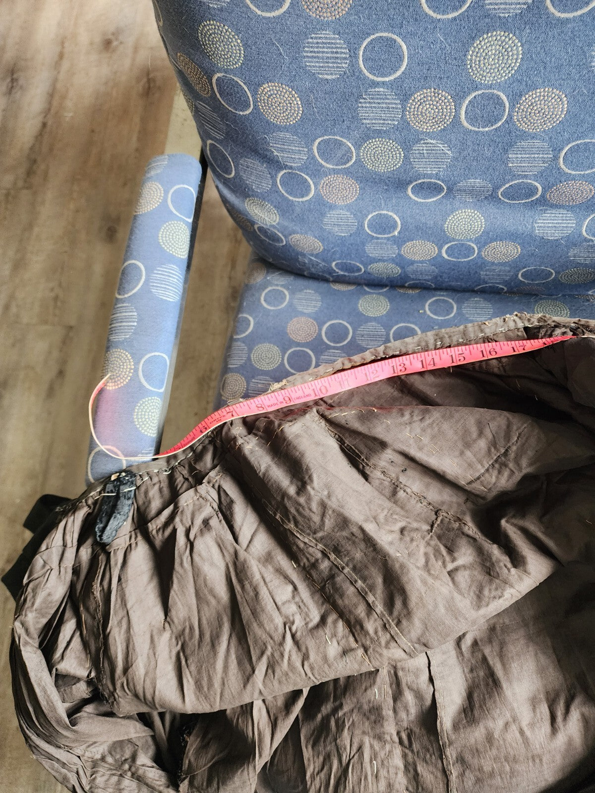 Edwardian Antique Full Long Beaded Skirt Black Silk/Taffeta