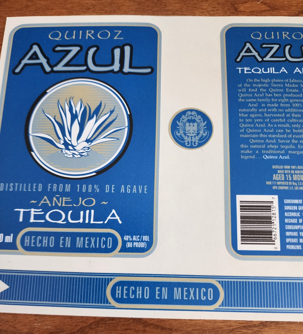 Anejo tequila Beverage Sticker Props