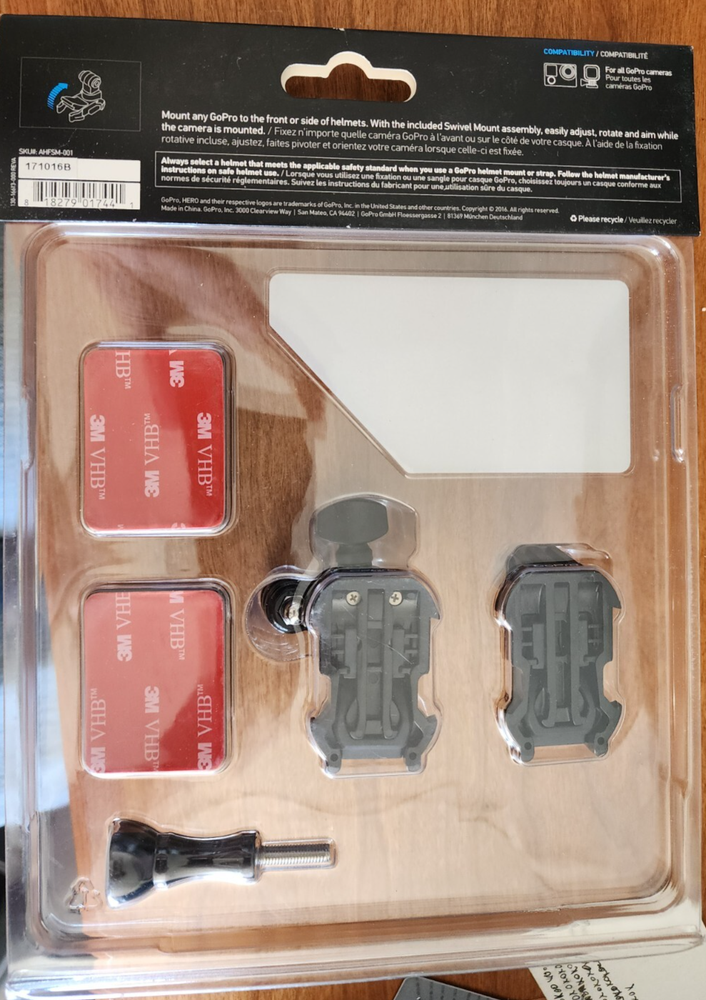 GoPro Helmet Front + Side Mount