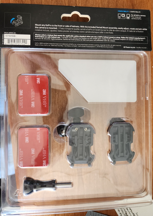 GoPro Helmet Front + Side Mount