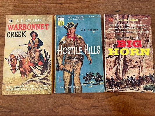 E.E. Halleran - Western Paperbacks - lot of 3