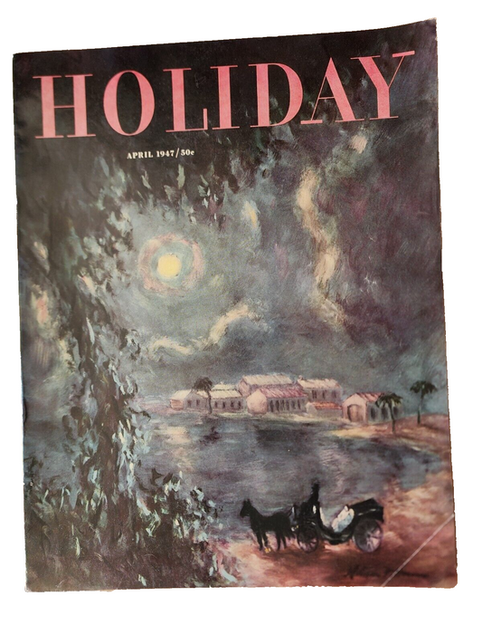 1947 APRIL HOLIDAY MAGAZINE - IN BERMUDA