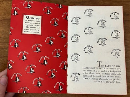 The Fate of the Immodest Blond By Patrick Quentin