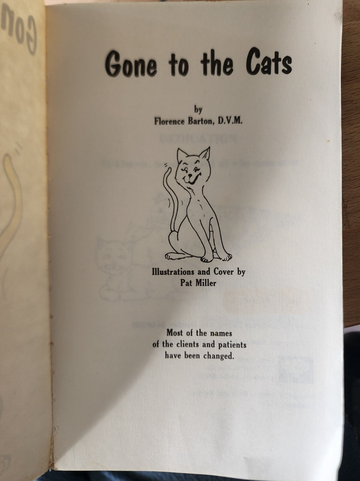Gone To The Cats Florence Barton Self Published 1984