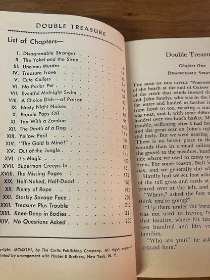 Vtg Paperback - Double Treasure by Clarence Budington Kelland