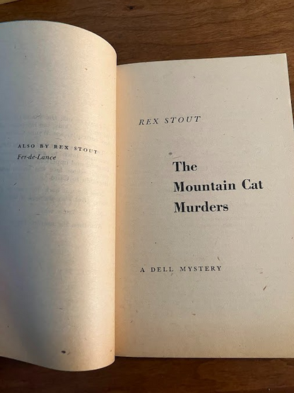 Vintage Paperbacks - Rex Stout - Lot of 2