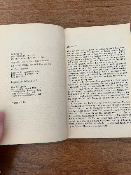 Dell Book - Mary Roberts Rinehart The Swimming Pool