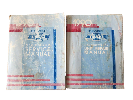 Vtg 1990 Chevrolet Trucks C/K Pickup & Light Duty Truck Manual