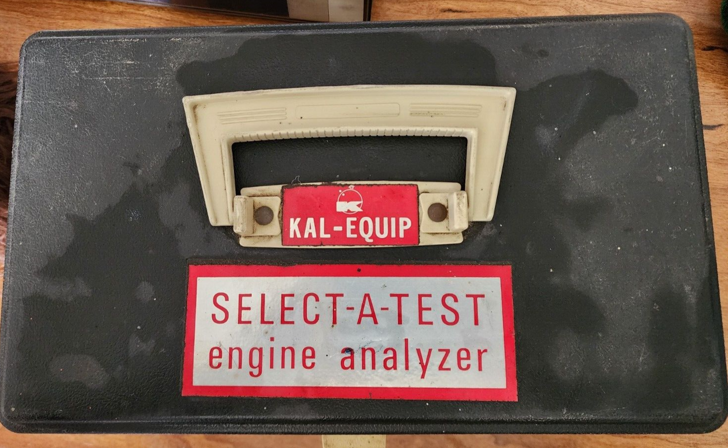 ENGINE ANALYZER SELECT A TEST Kal - Equip