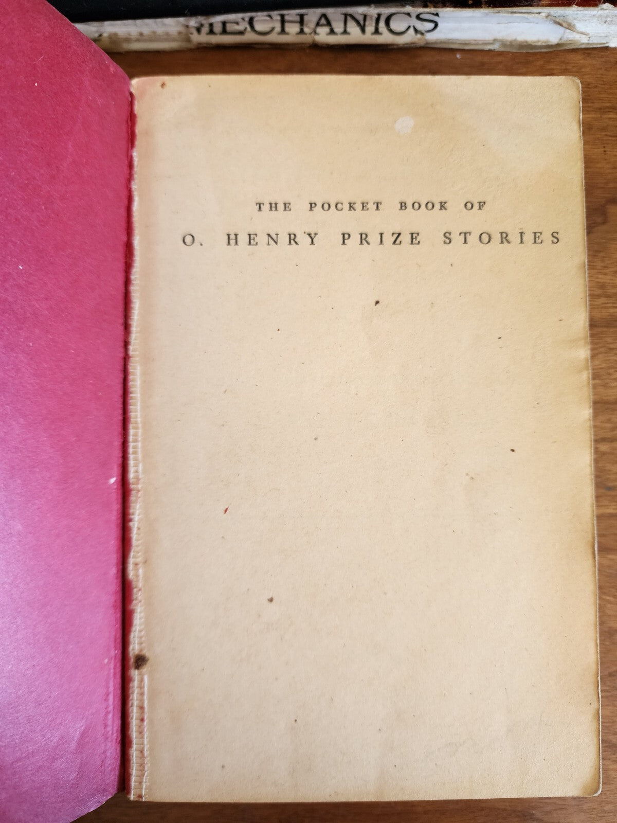 The pocket Book Of O Henry Prize Stories - October 1947