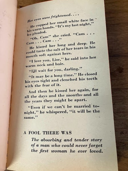 Vtg Paperback - A FOOL THERE WAS - John Manson