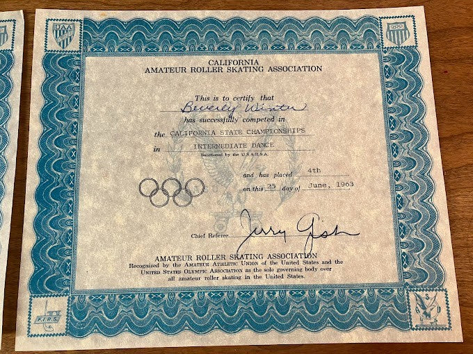 California State Championships - Hollywood Rollerbowl 1963