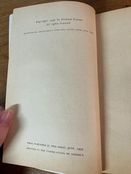 Graham Greene: This Gun for Hire