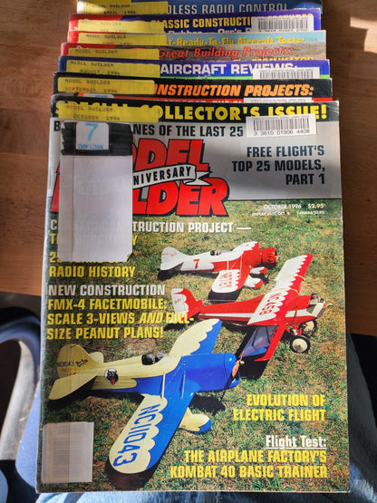 Lot of 8 Model Builder Magazines From 1996