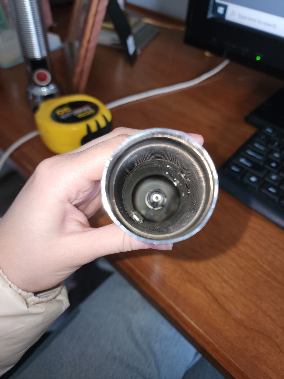 Vintage Thailand Lumilight Flashlight 8"