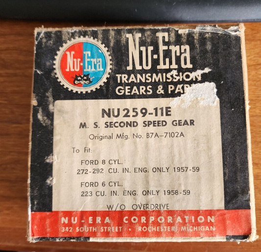 Nu-Era Transmission Gears & Parts Nu 259-11E Ford 8 CYL