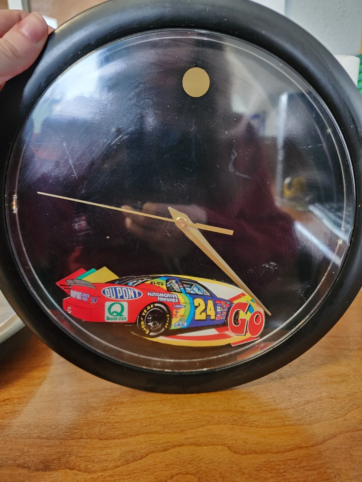 Nascar Jeff Gordon #24 Racing Clock