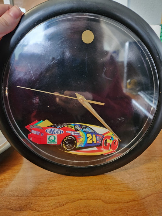 Nascar Jeff Gordon #24 Racing Clock