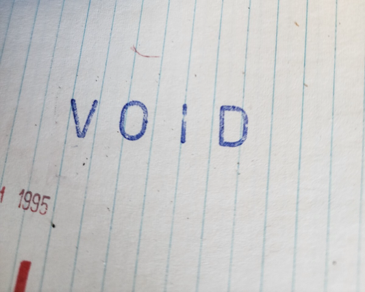 Vintage XStamper "VOID" pre-inked re-inkable Stamp
