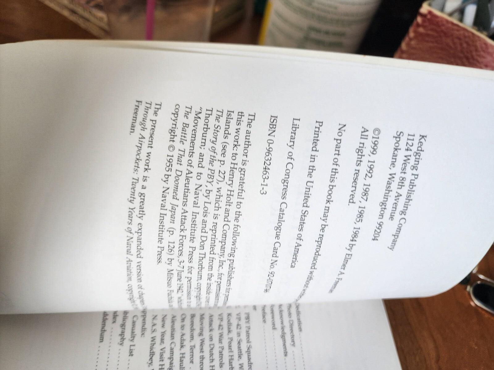 Freeman, Elmer - Those Navy Guys and Their PBY's The Aleutian Solution