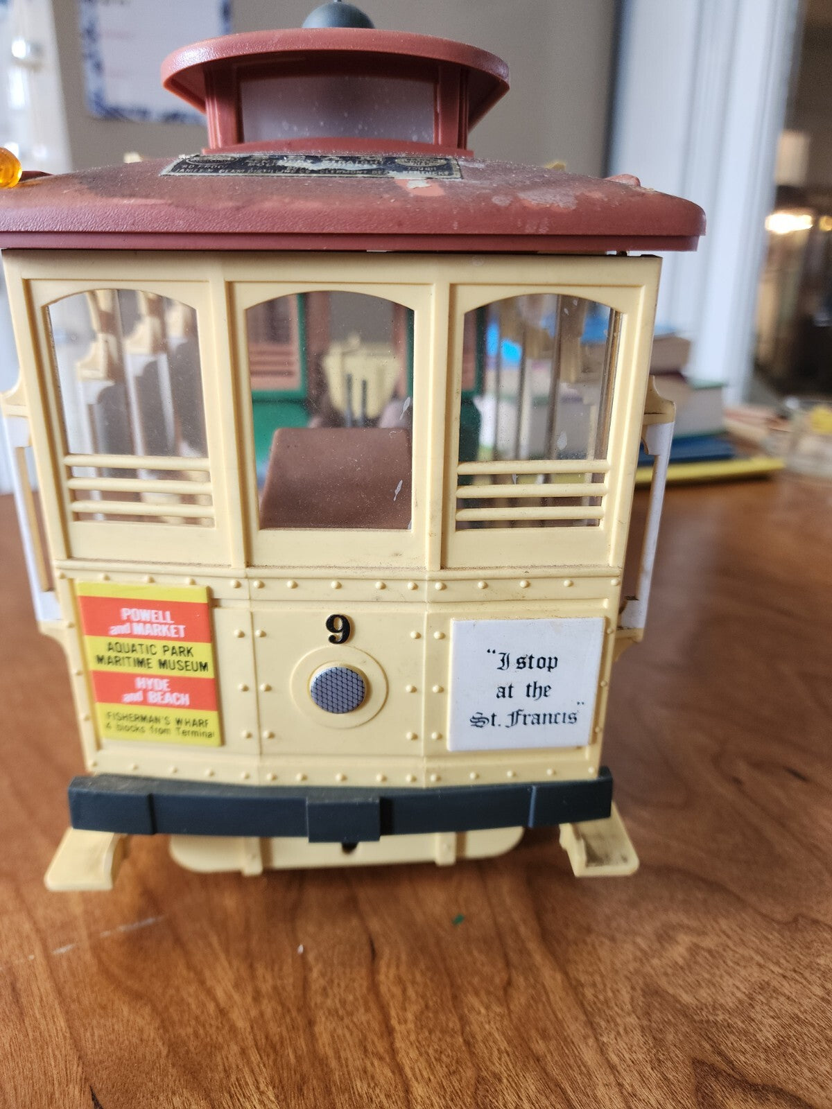 Vtg Jim Beam Powell and Hyde Large Scale San Francisco Cable Car