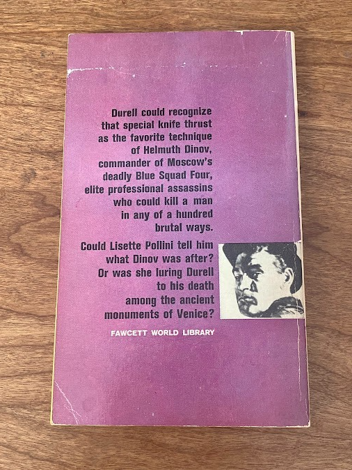 Vintage Paperback - Edward S AAarons: ASSIGNMENT THE GIRL IN THE GONDOLA