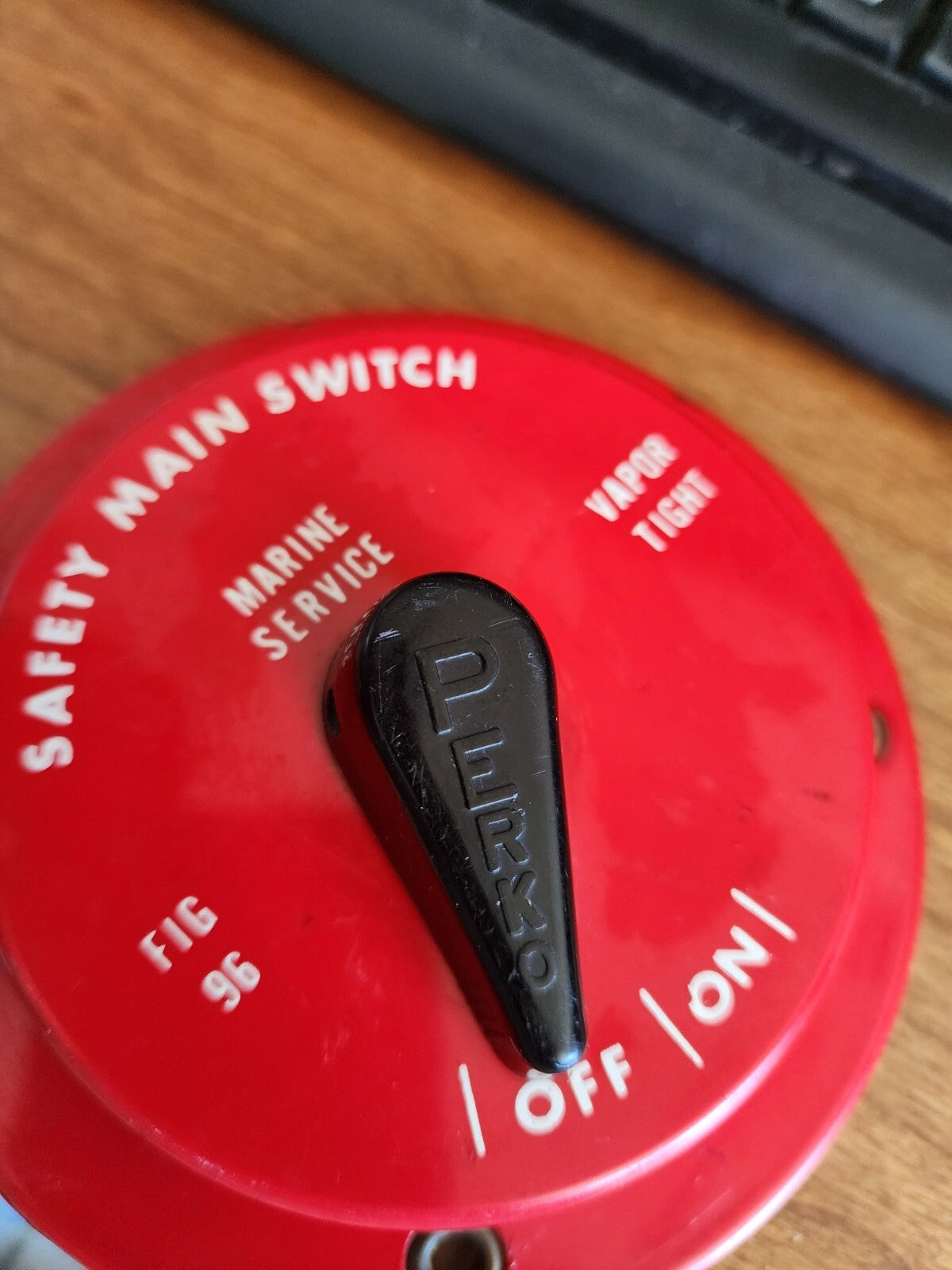 Vintage PERKO Marine Service Safety Main Switch