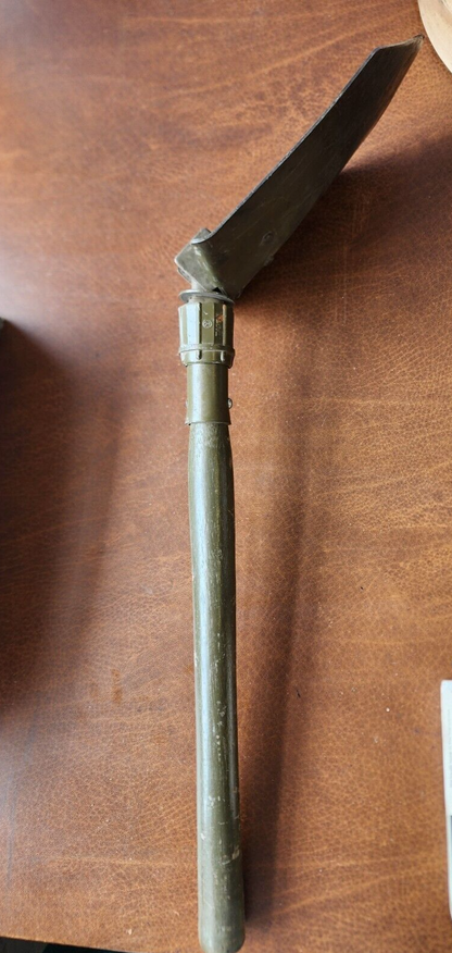 Made in TAIWAN Military Style Green Paint Foldable Trench Shovel Tool