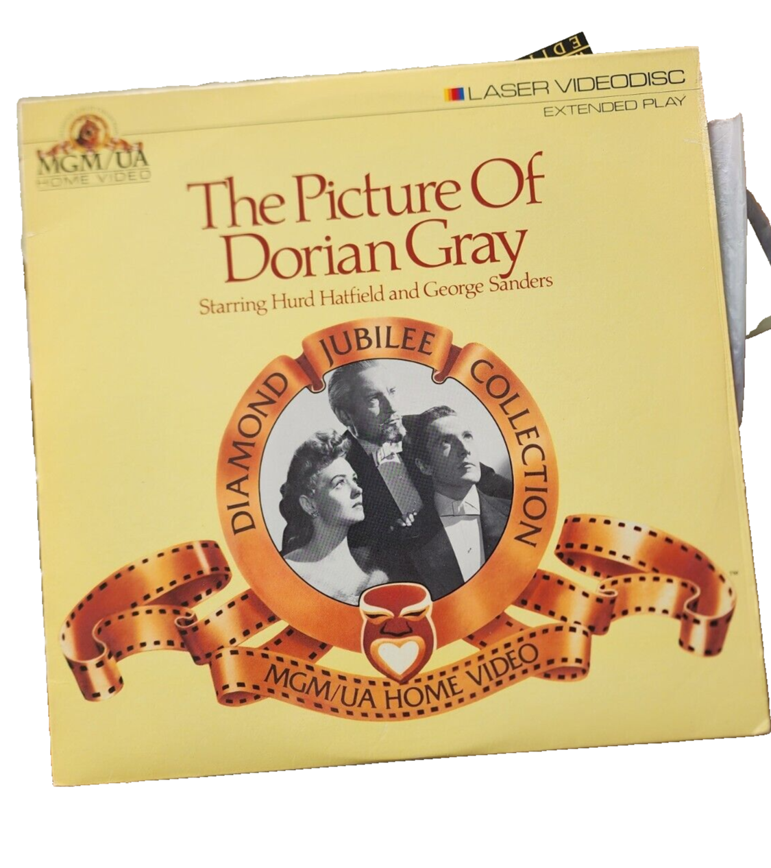 The Picture of Dorian Gray LD Hurd Hatfield - Classic Horror Movie Laserdisc 