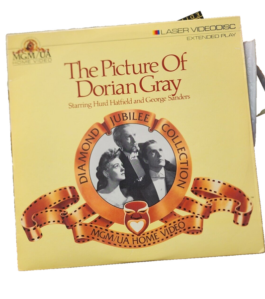 The Picture of Dorian Gray LD Hurd Hatfield - Classic Horror Movie Laserdisc 