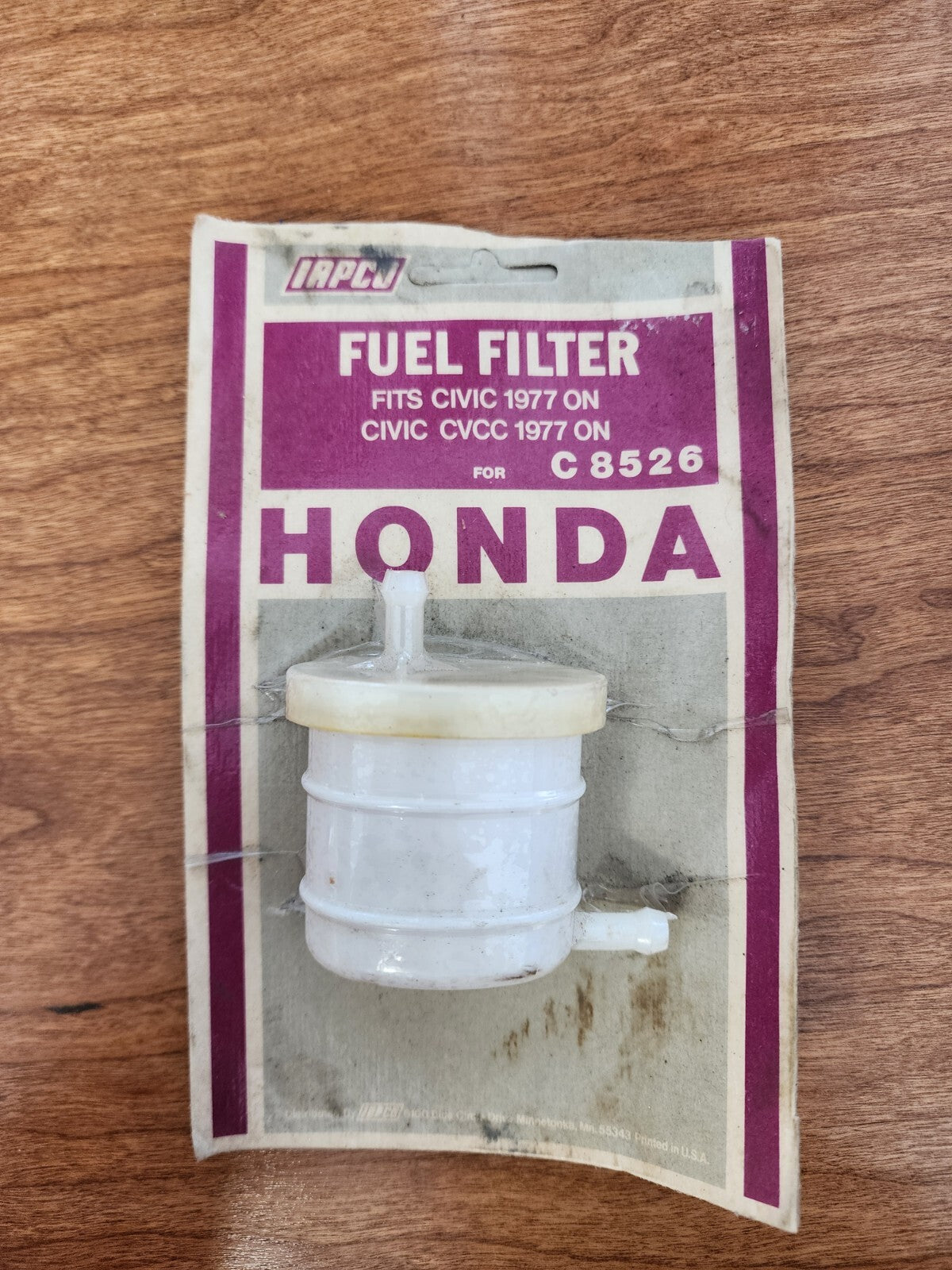 IAPCO C8526 Fuel Filter for Honda - Fits Civic 1977 on Civic CVCC 1977 On