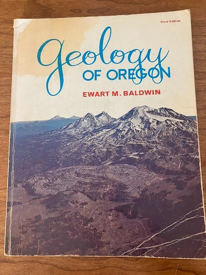 Of Geology Of Oregon 1964 By Ewart M Baldwin - 3rd Edition
