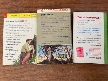 Vtg Paperbacks by H.E. Banks - lot of 3