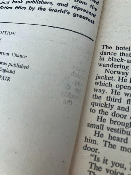 1955 Popular Library - UP TO HER NECK by John Newton Chance