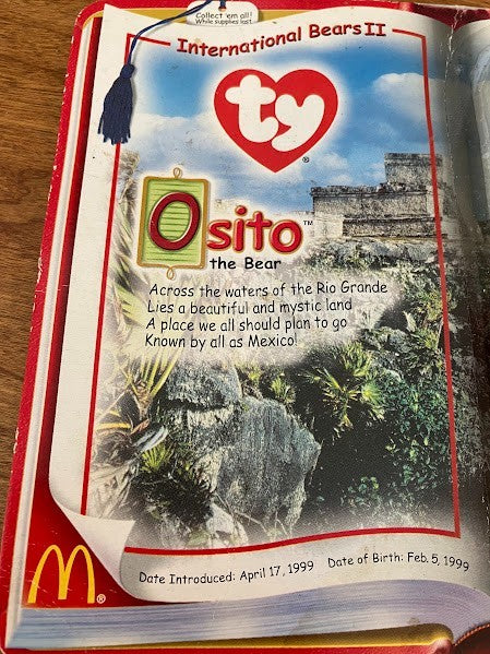 TY Beanie Babies - Osito The Bear