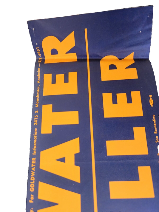 Goldwater Miller Bumper Sticker