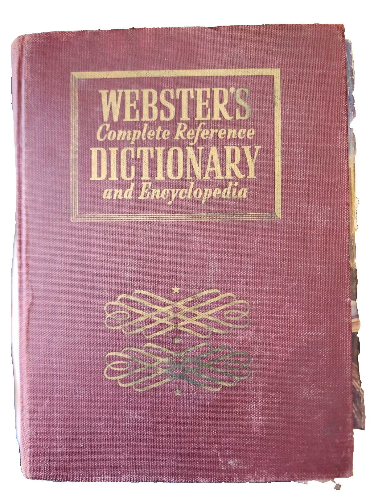 Vintage Webster's Complete Reference Dictionary and Encyclopedia 1940-1949