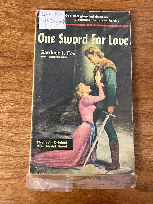 Vintage Paperback - Gardner F. Fox: One Sword for Love