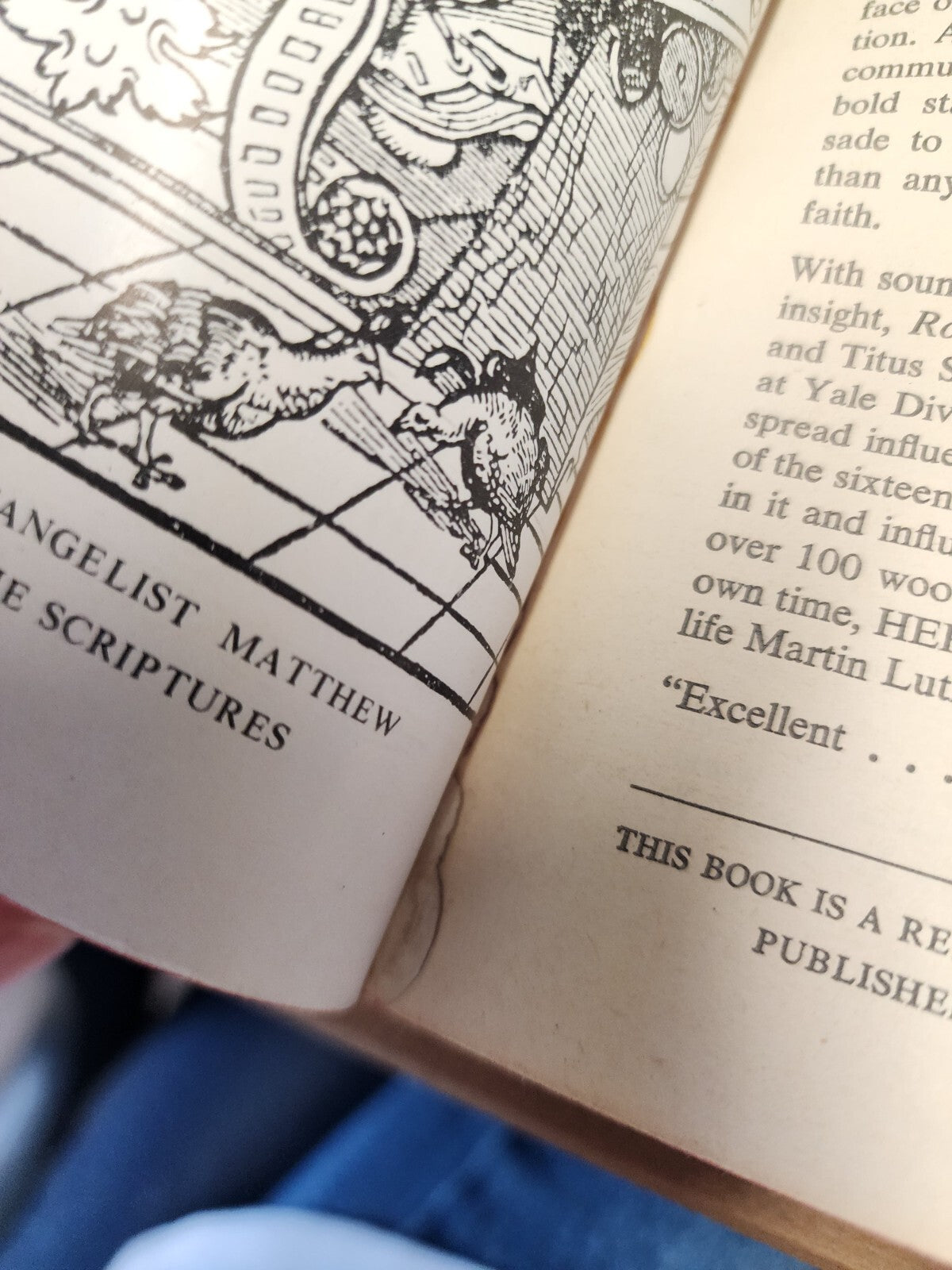 Here I Stand A Life Martin Luther History Paperback Book Roland H. Bainton 1959