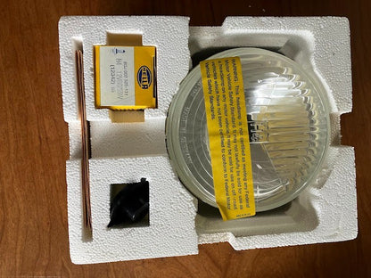 1970's Vintage Hella 5 3/4 H4 Halogen Hi/Low Beam Lights