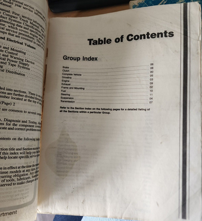 1989 Ford Compact Truck Factory Shop Service Repair Manual Set of 2