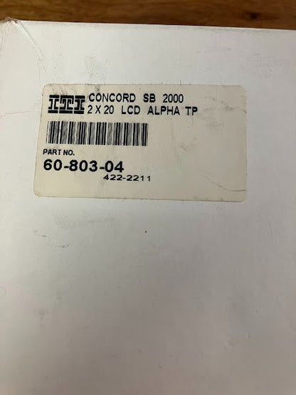Alpha Touchpad 60-803-04: GE Keypad - GE Concord SB2000 - Untested
