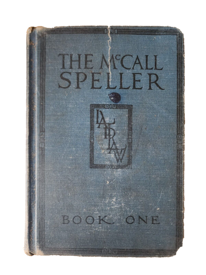 Vtg The McCall Speller Book Two 1925 Laidlaw Brothers Spelling Hardcover