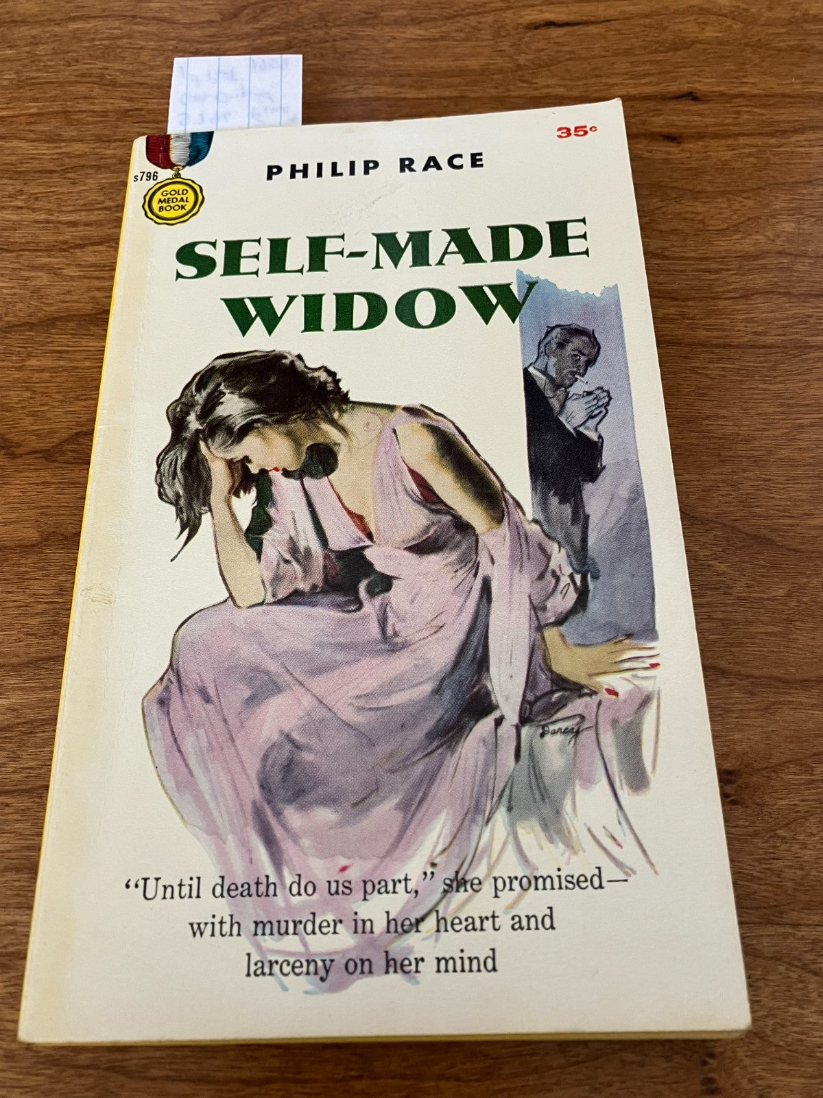 Vintage Paperback - Self-Made Widow by Philip Race